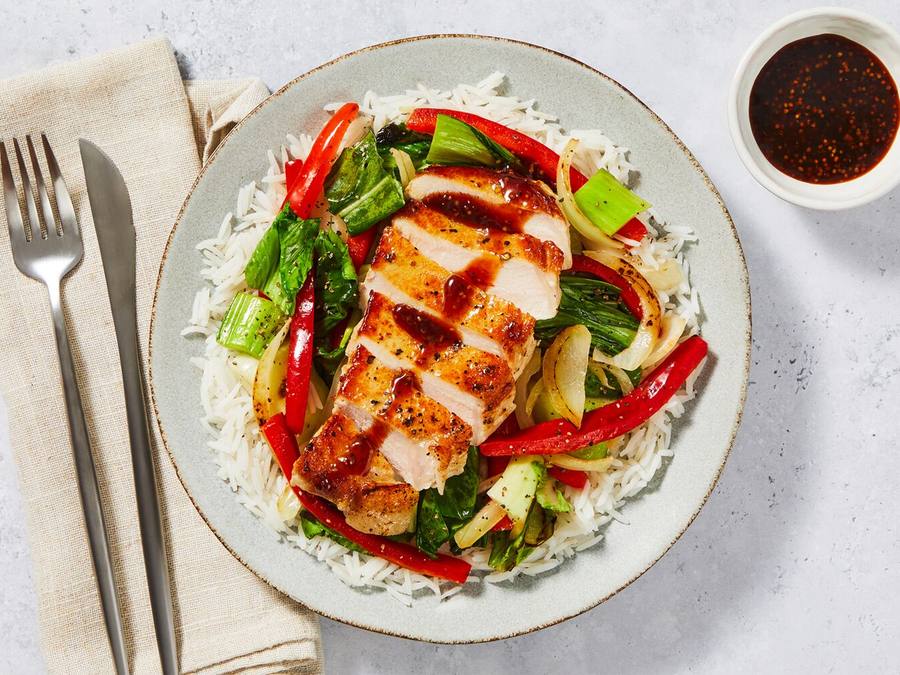 Cal Smart Pork Chops with Sweet Chili Sauce