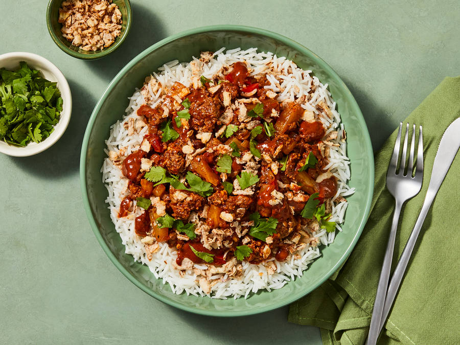 SuperQuick Chorizo-and-Pineapple Bowls