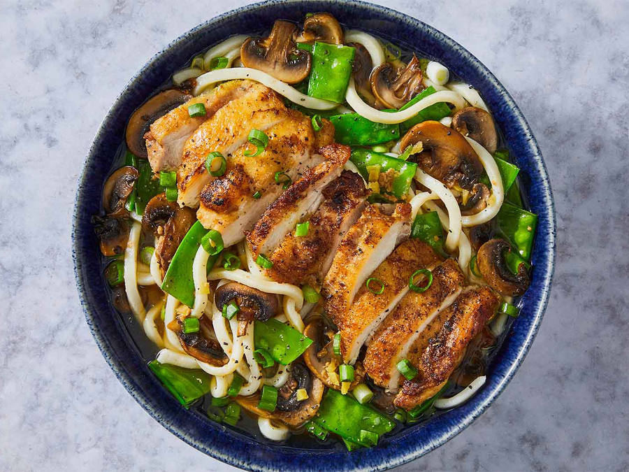 Peanutty Miso-and-Chicken Soup