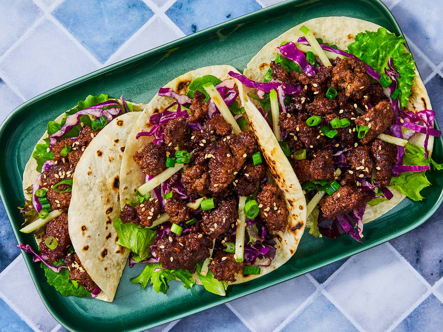 Gochujang-Honey Garlic Beef Wraps